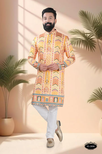 PRINTED KURTA WITH ASTER FOR EVERY FESTIVITY