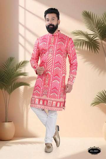 PRINTED KURTA WITH ASTER FOR EVERY FESTIVITY