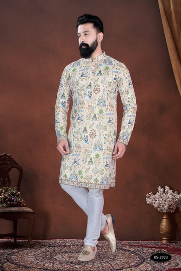 PRINTED KURTA WITH ASTER FOR EVERY FESTIVITY