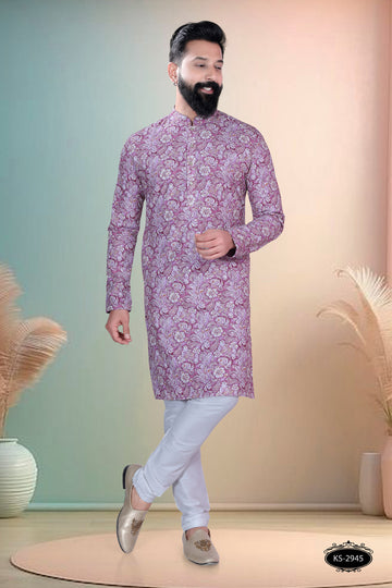 PRINTED KURTA WITH ASTER FOR EVERY FESTIVITY