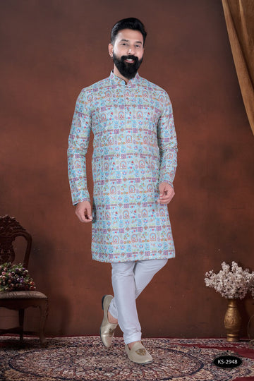 PRINTED KURTA WITH ASTER FOR EVERY FESTIVITY