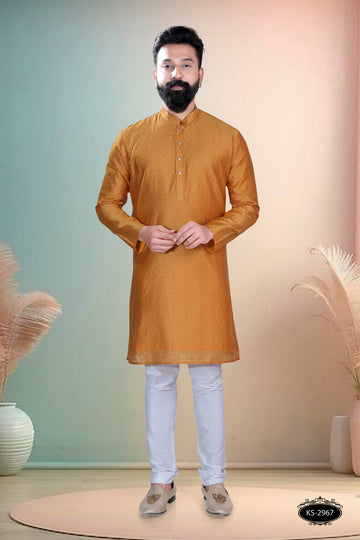 TRENDY ORANGE KURTA WITH ASTER FOR EVERY FESTIVITY FOR EVERY OCCASIONS