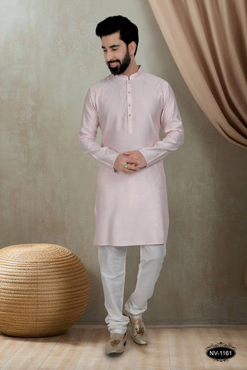 PINK KURTA WITH GEOMETRIC DESIGN ALL ETHNIC EVENTS