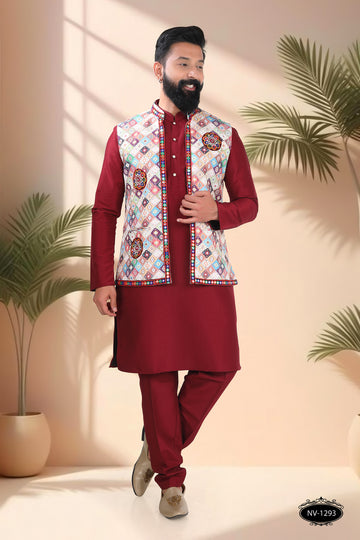 NAVRATRI MULTI-COLOUR SLEEVELESS ONLY JACKET