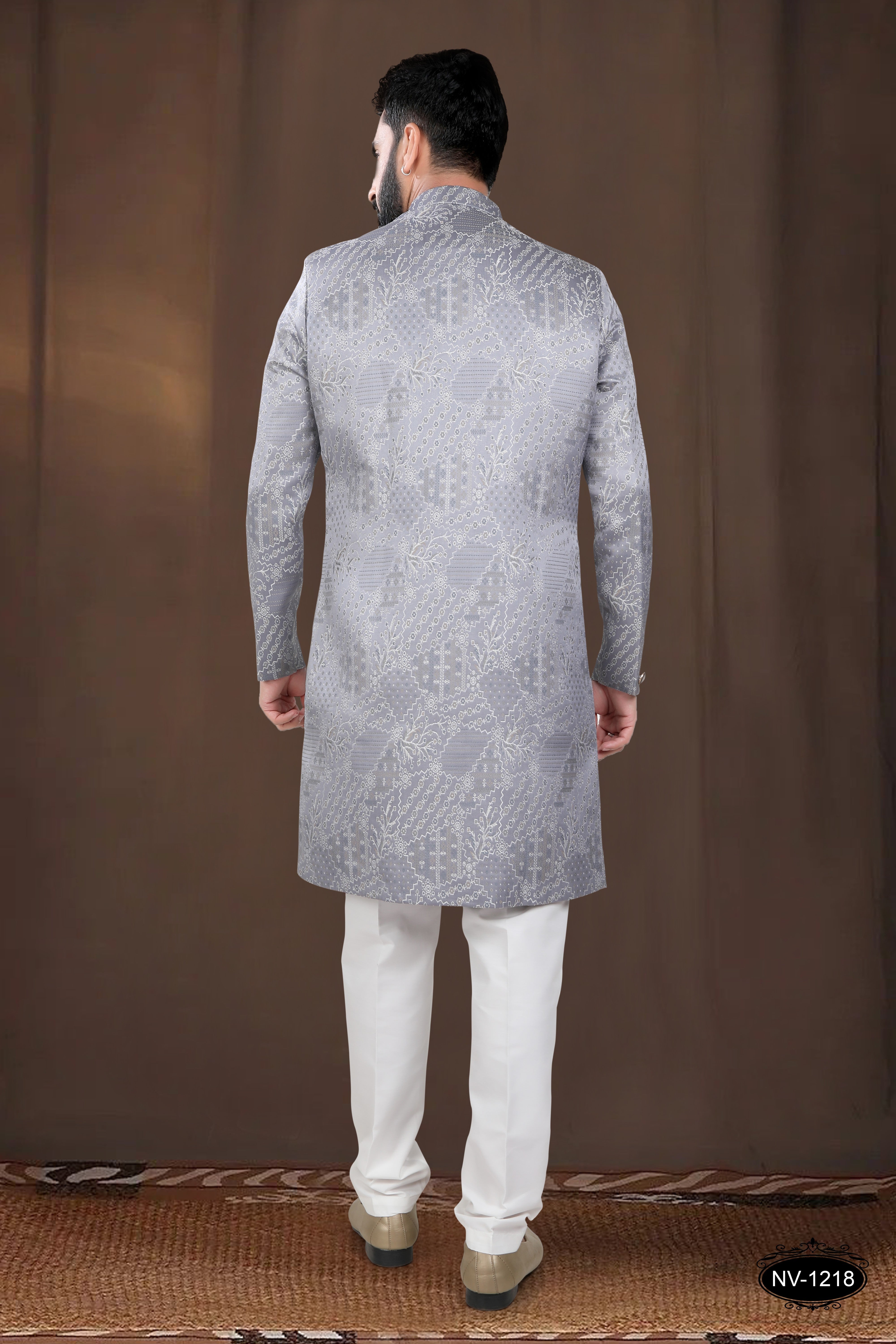 GREY TONE INDO-WESTERN SET IN UNIQUE PATTERN FOR EVERY OCCASIONS