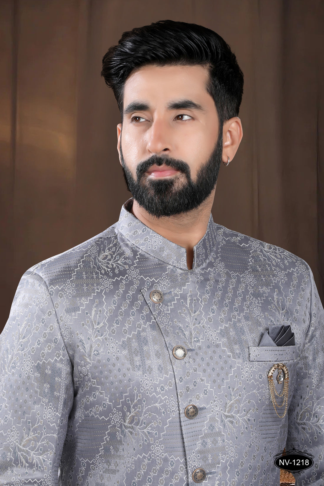 GREY TONE INDO-WESTERN SET IN UNIQUE PATTERN FOR EVERY OCCASIONS
