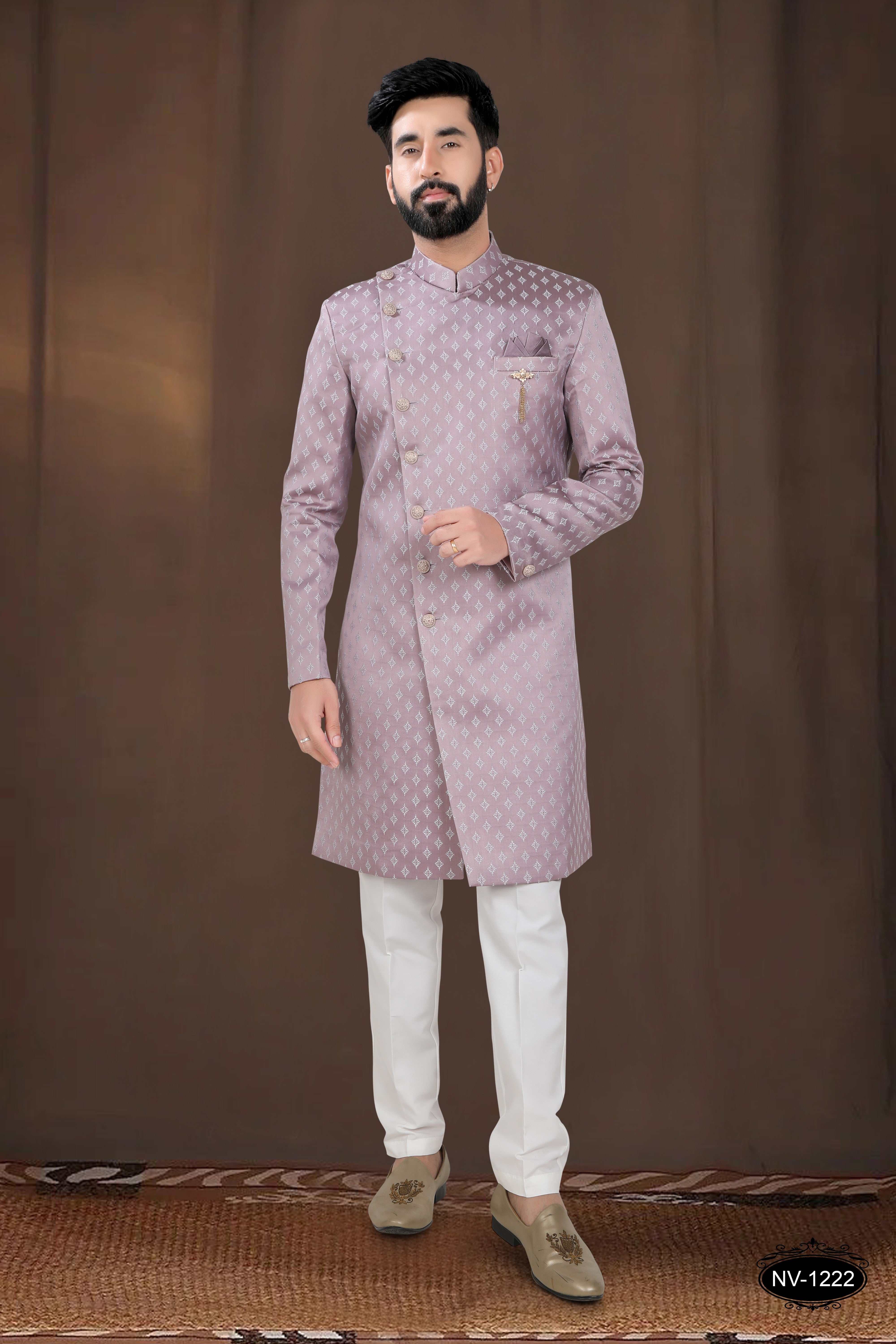 ONION-PINK TONE INDO-WESTERN SET FOR EVERY OCCASIONS
