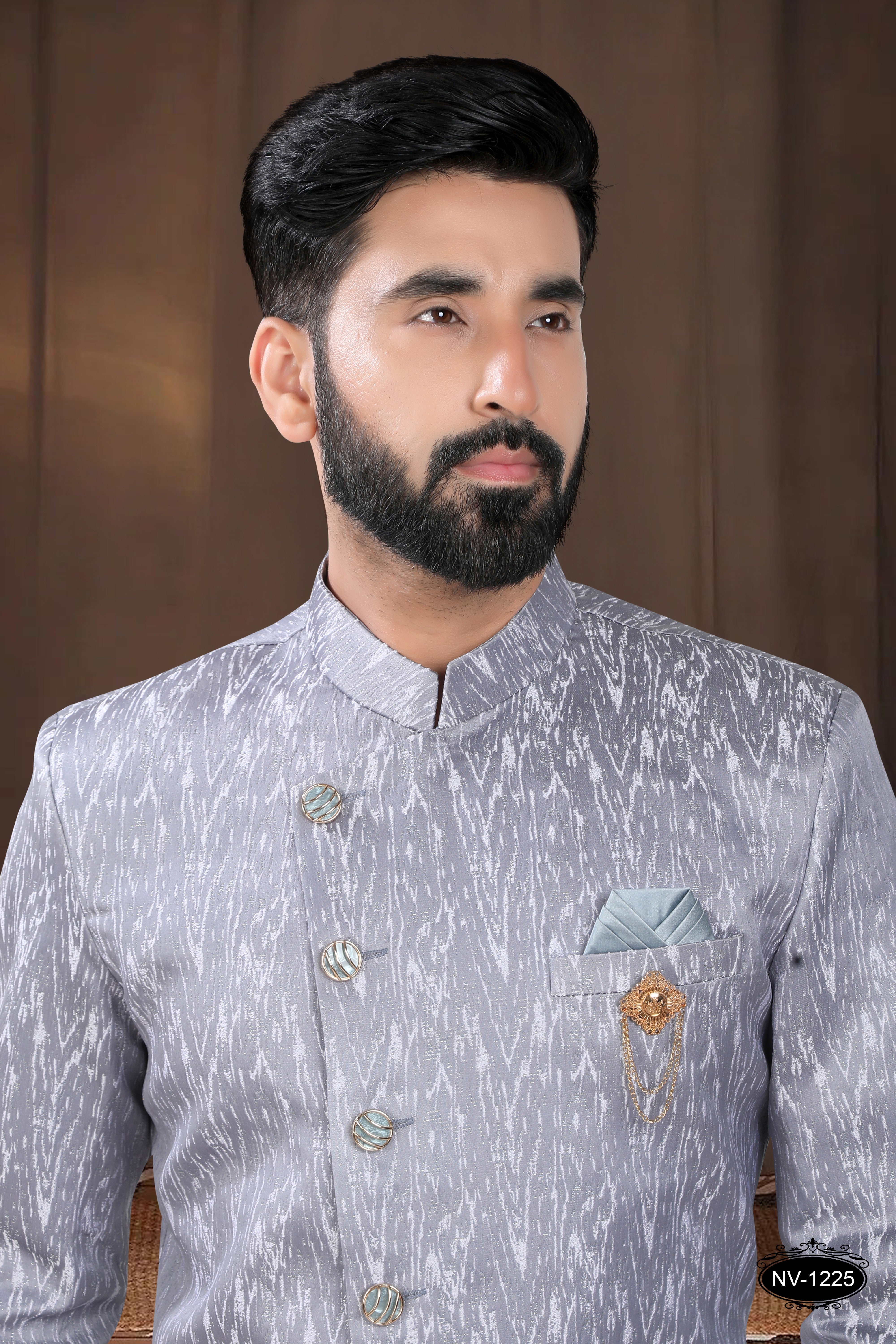 GREY TONE INDO-WESTERN SET IN UNIQUE PATTERN FOR EVERY OCCASIONS