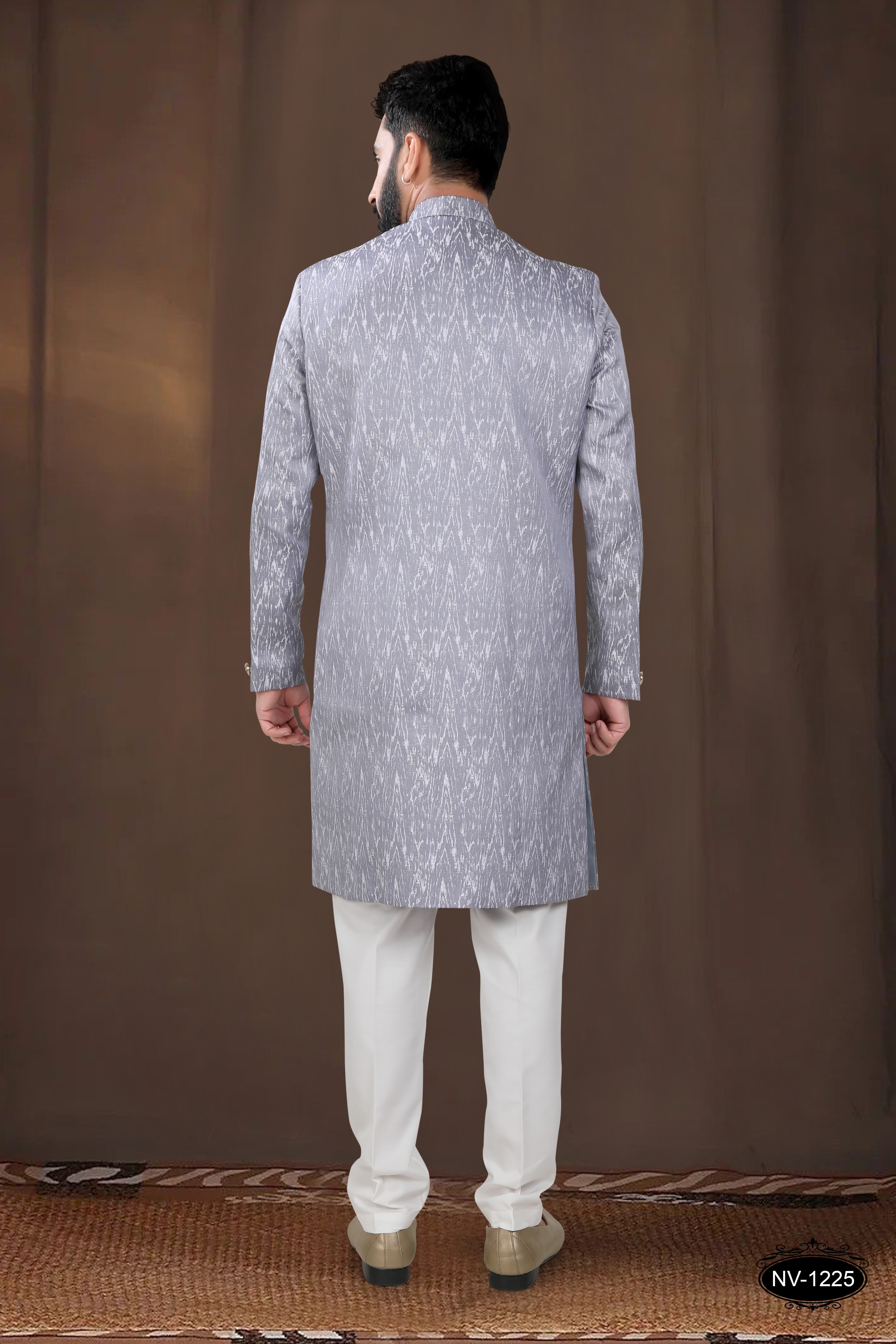 GREY TONE INDO-WESTERN SET IN UNIQUE PATTERN FOR EVERY OCCASIONS