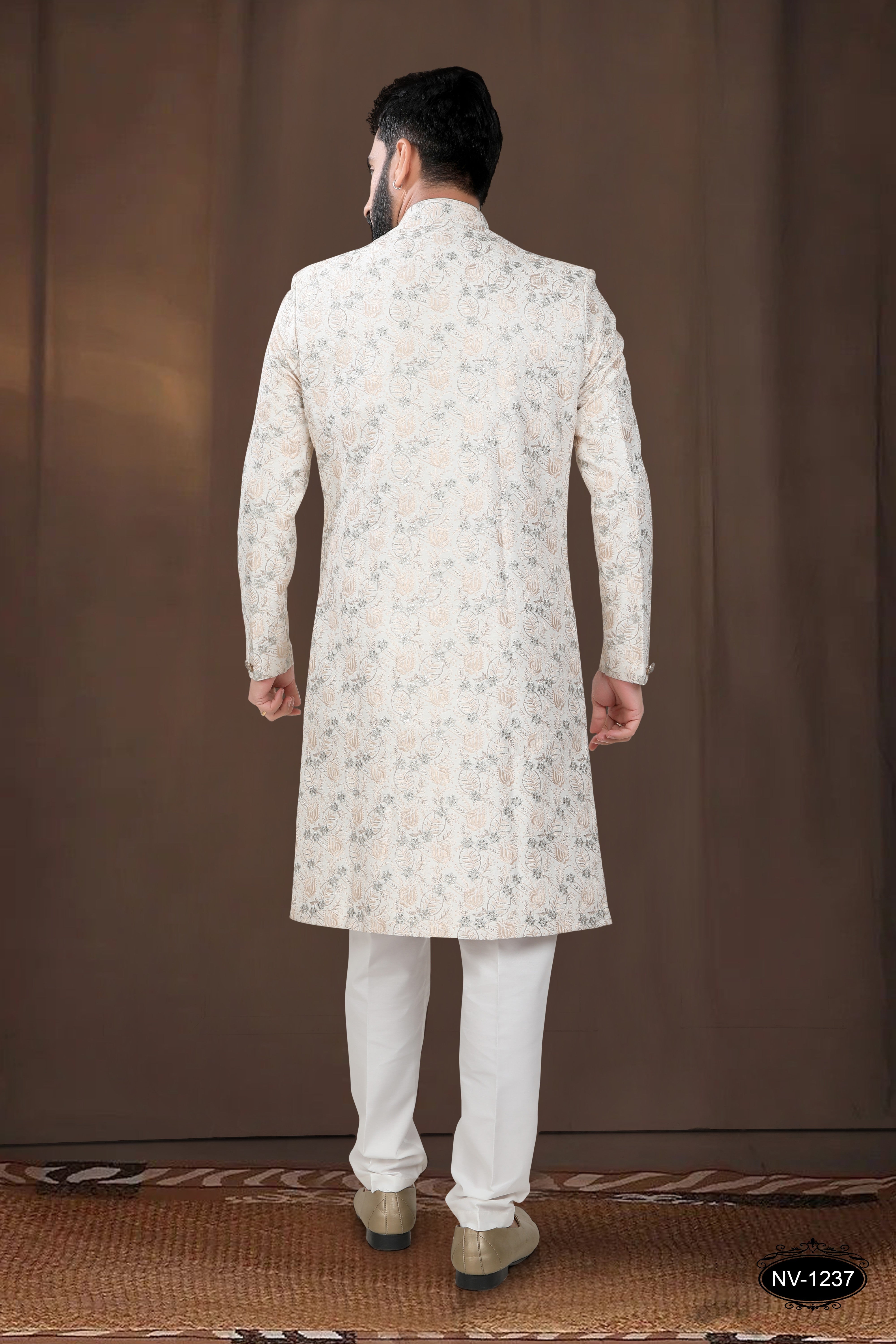 OFF-WHITE BASE INDO-WESTERN SET FOR EVERY OCCASIONS