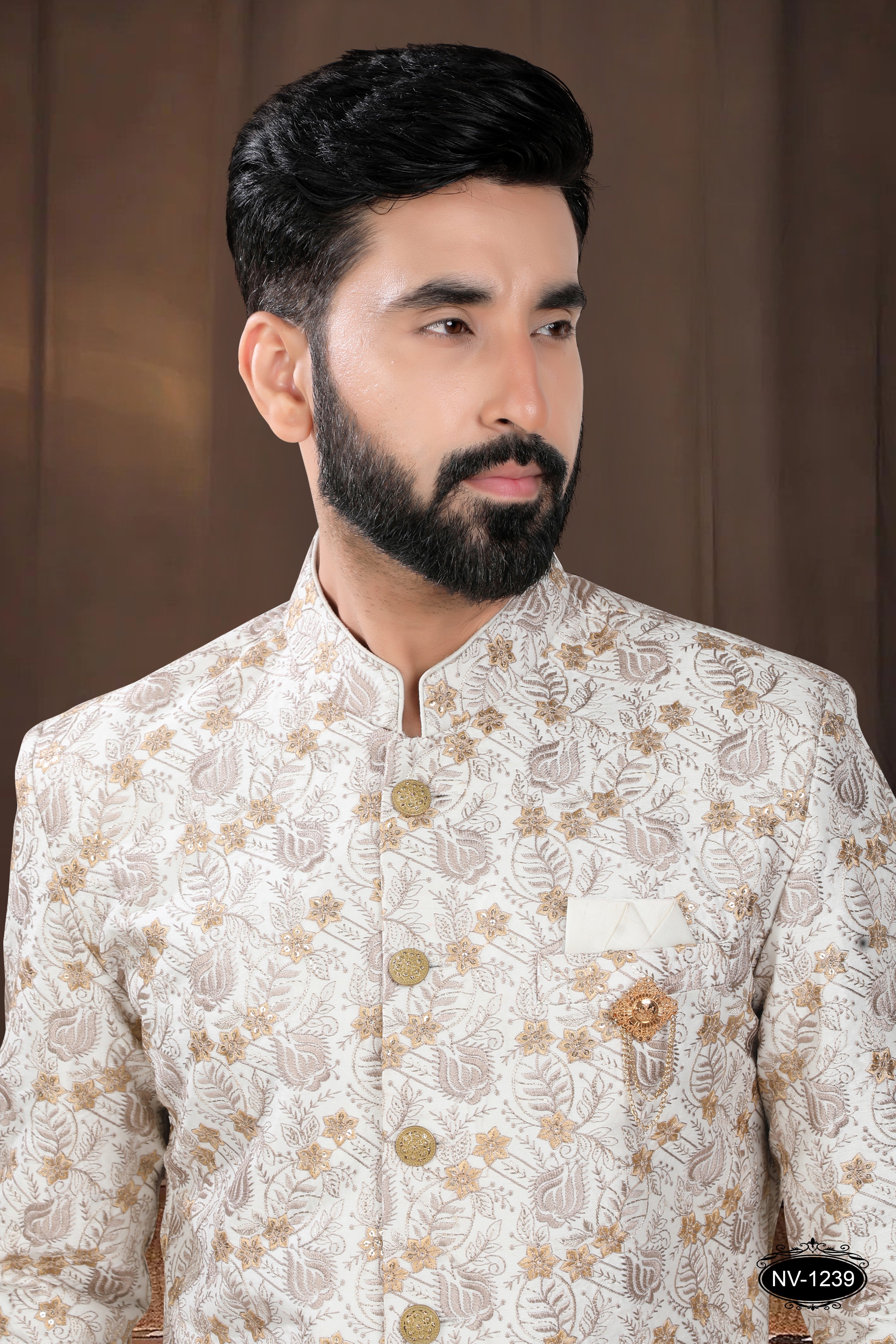 OFF-WHITE BASE INDO-WESTERN SET FOR EVERY OCCASIONS