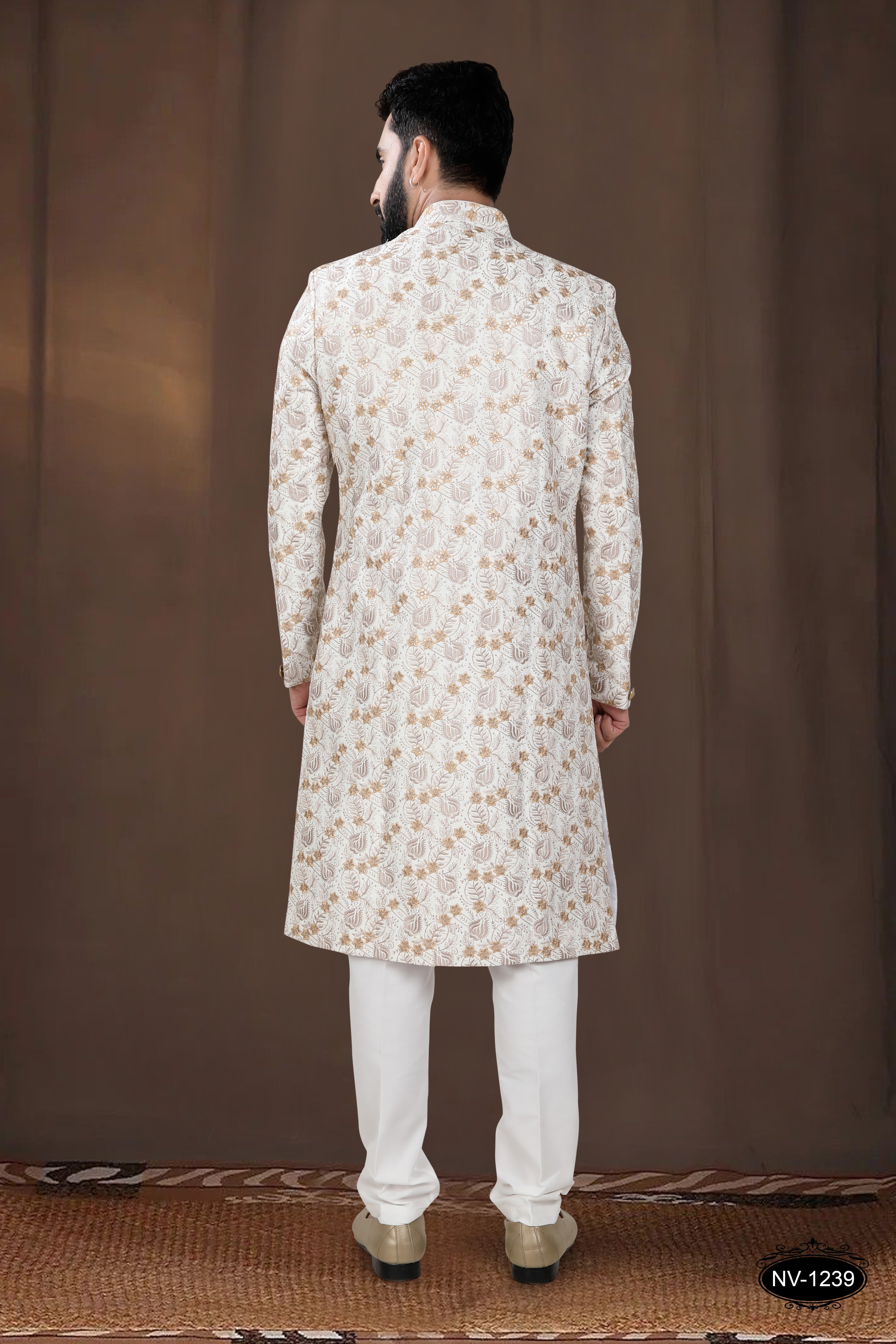 OFF-WHITE BASE INDO-WESTERN SET FOR EVERY OCCASIONS