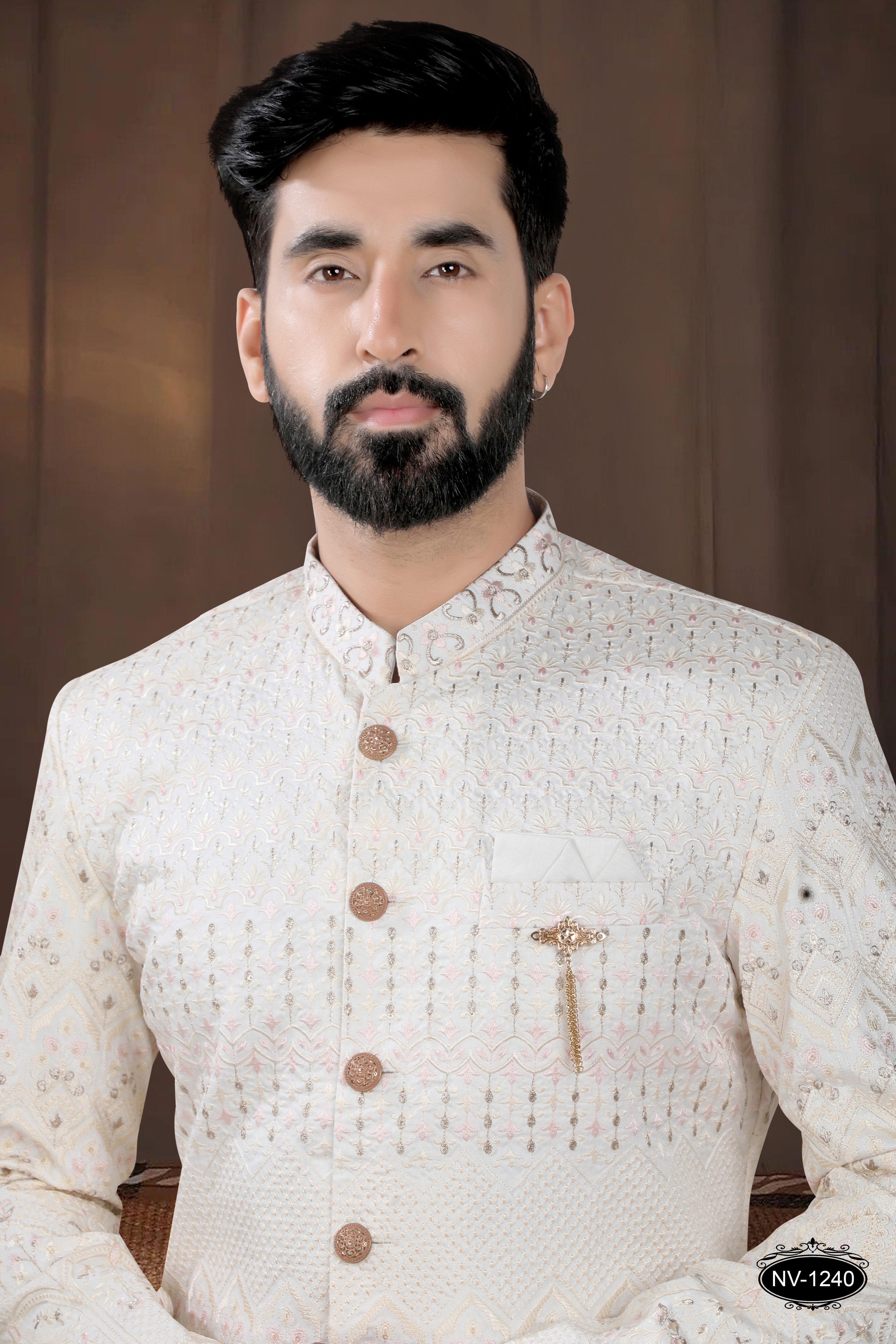 OFF-WHITE BASE INDO-WESTERN SET FOR EVERY OCCASIONS