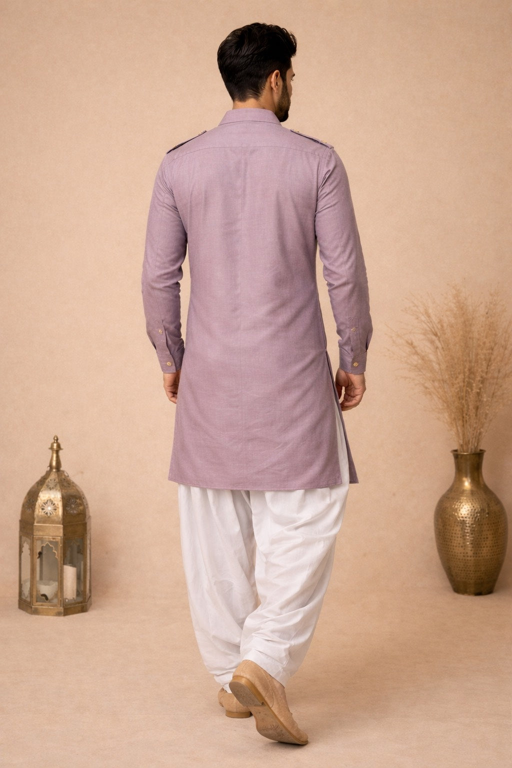 KURTA WITH PATHANI IN ONION-PINK TONE FOR EVERY OCCASIONS