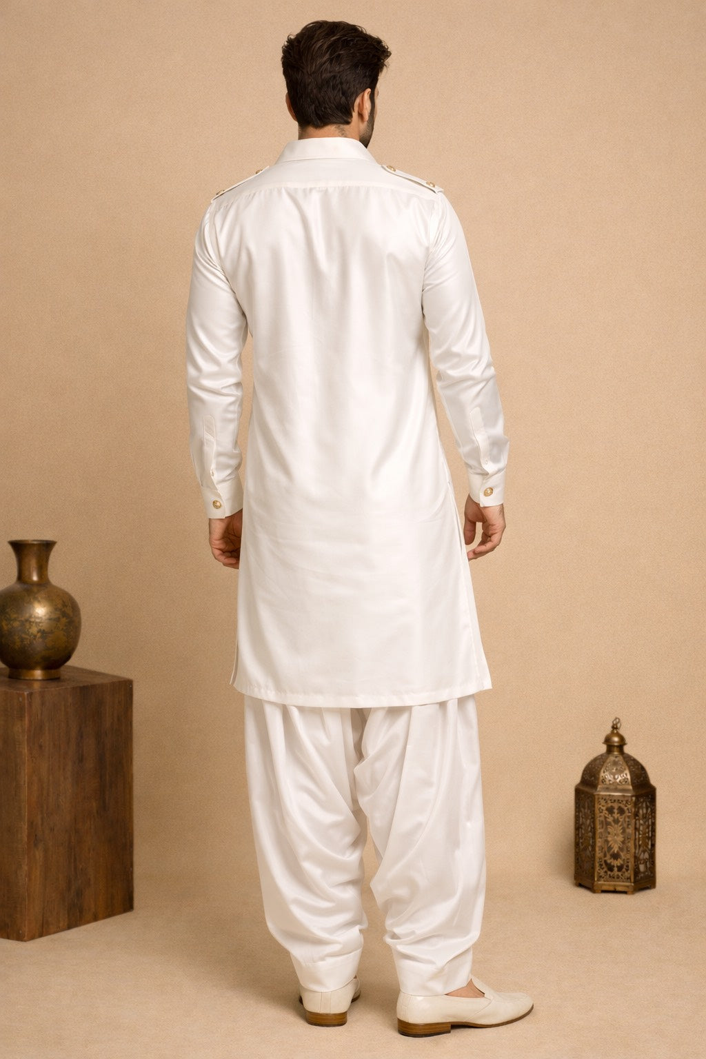 KURTA WITH PATHANI IN RICH WHITE TONE FOR EVERY OCCASIONS