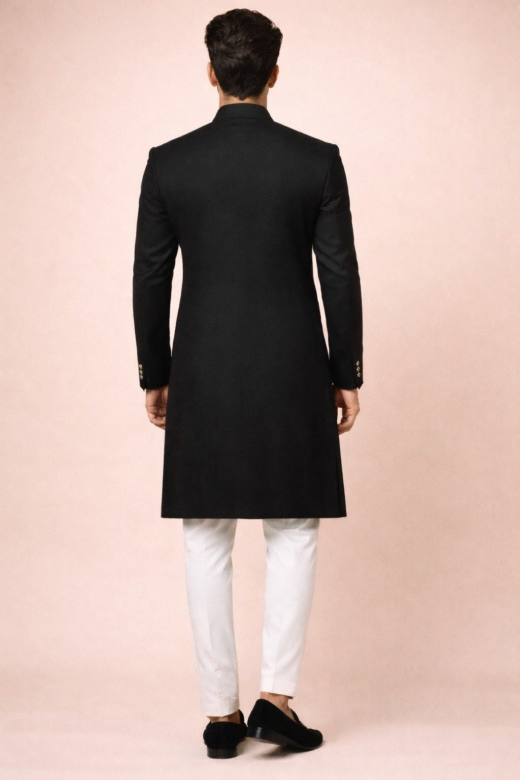 BLACK-TONE CLASSIC INDO-WESTERN SET FOR OCCASIONAL WEAR