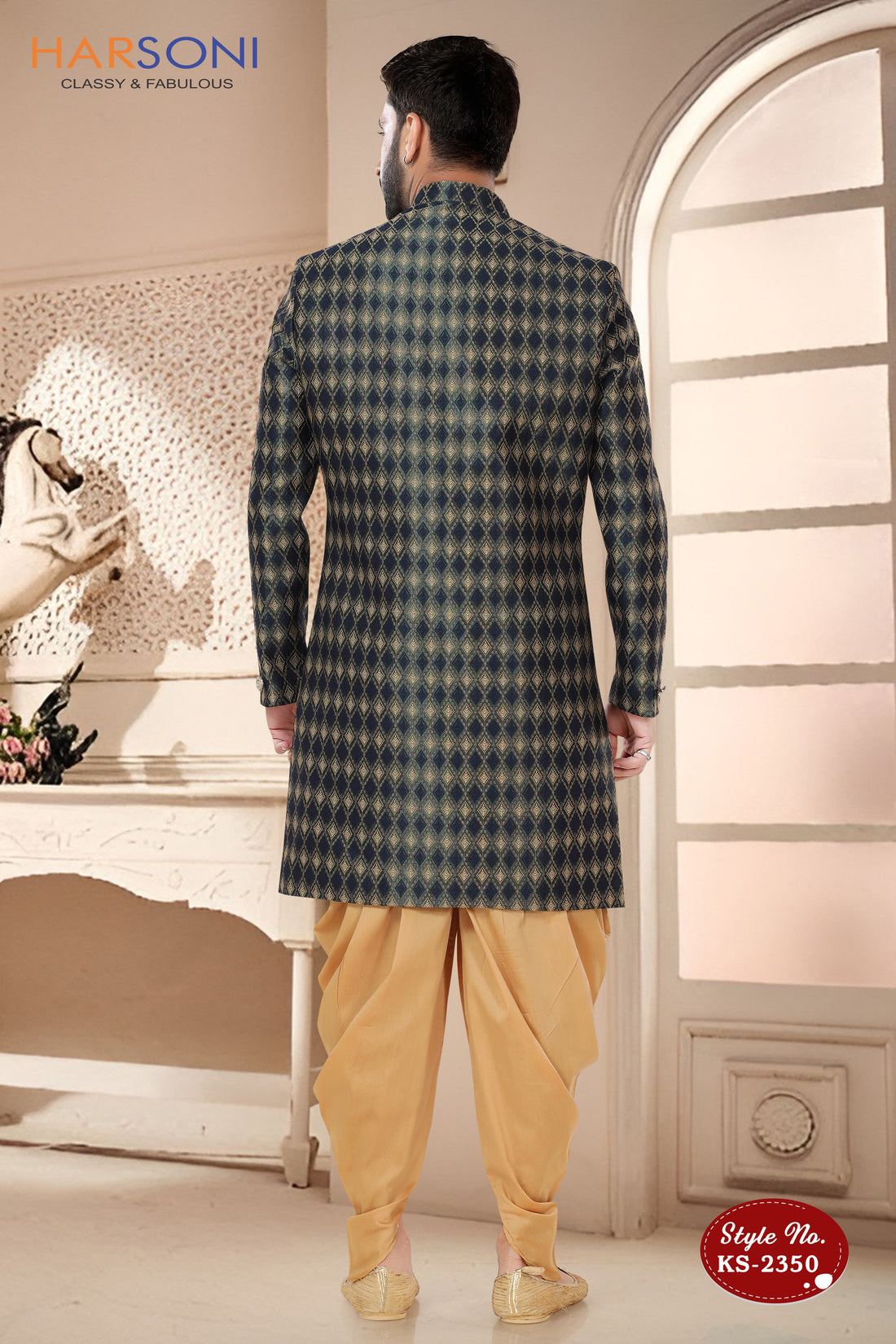 INDO-WESTERN SET IN UNIQUE STYLE