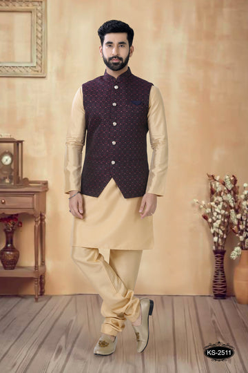 JACKET SET IN UNIQUE PATTERN , PERFECT FOR EVERY FESTIVITY