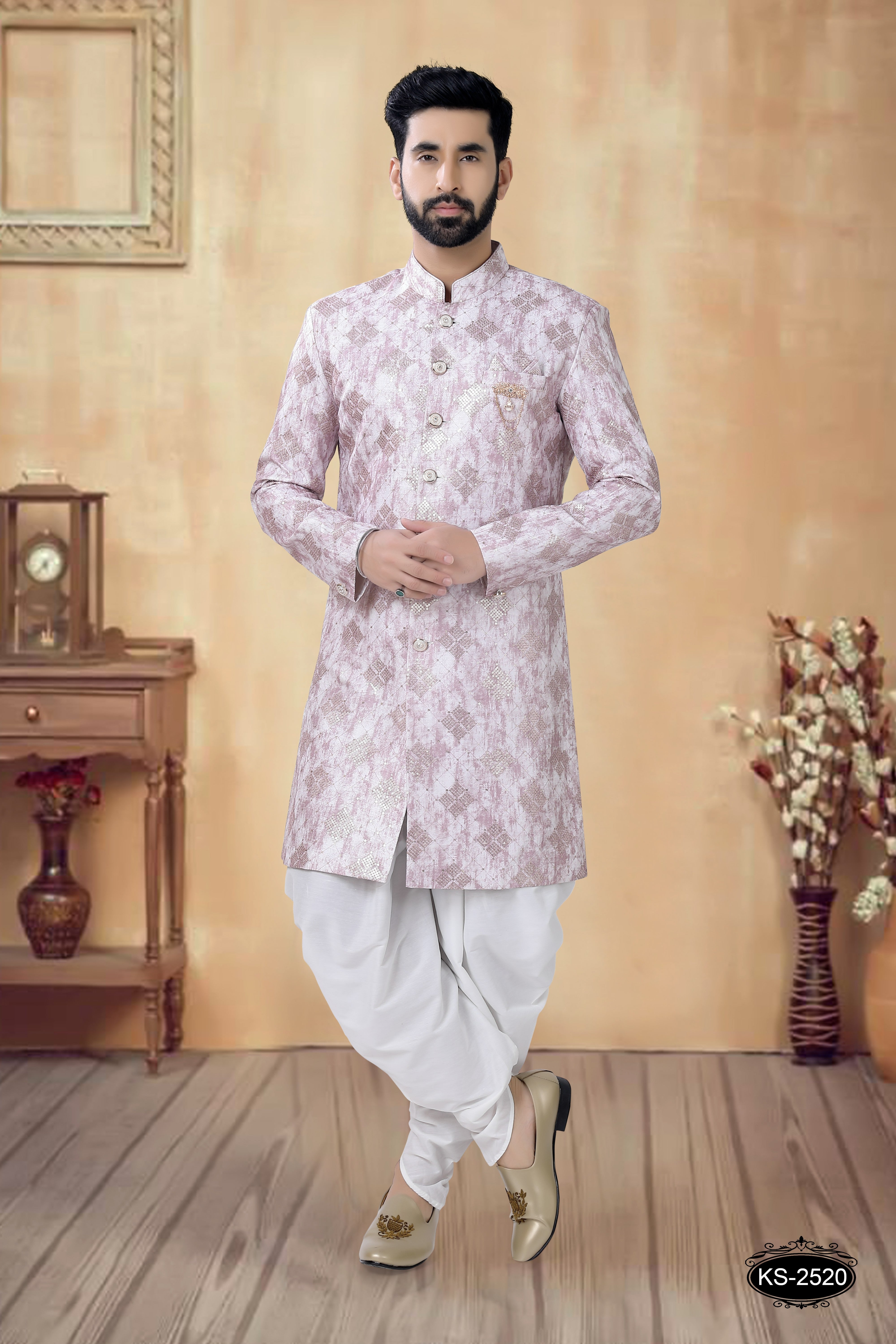 PINK TONE INDO-WESTERN SET FOR EVERY FESTIVITY