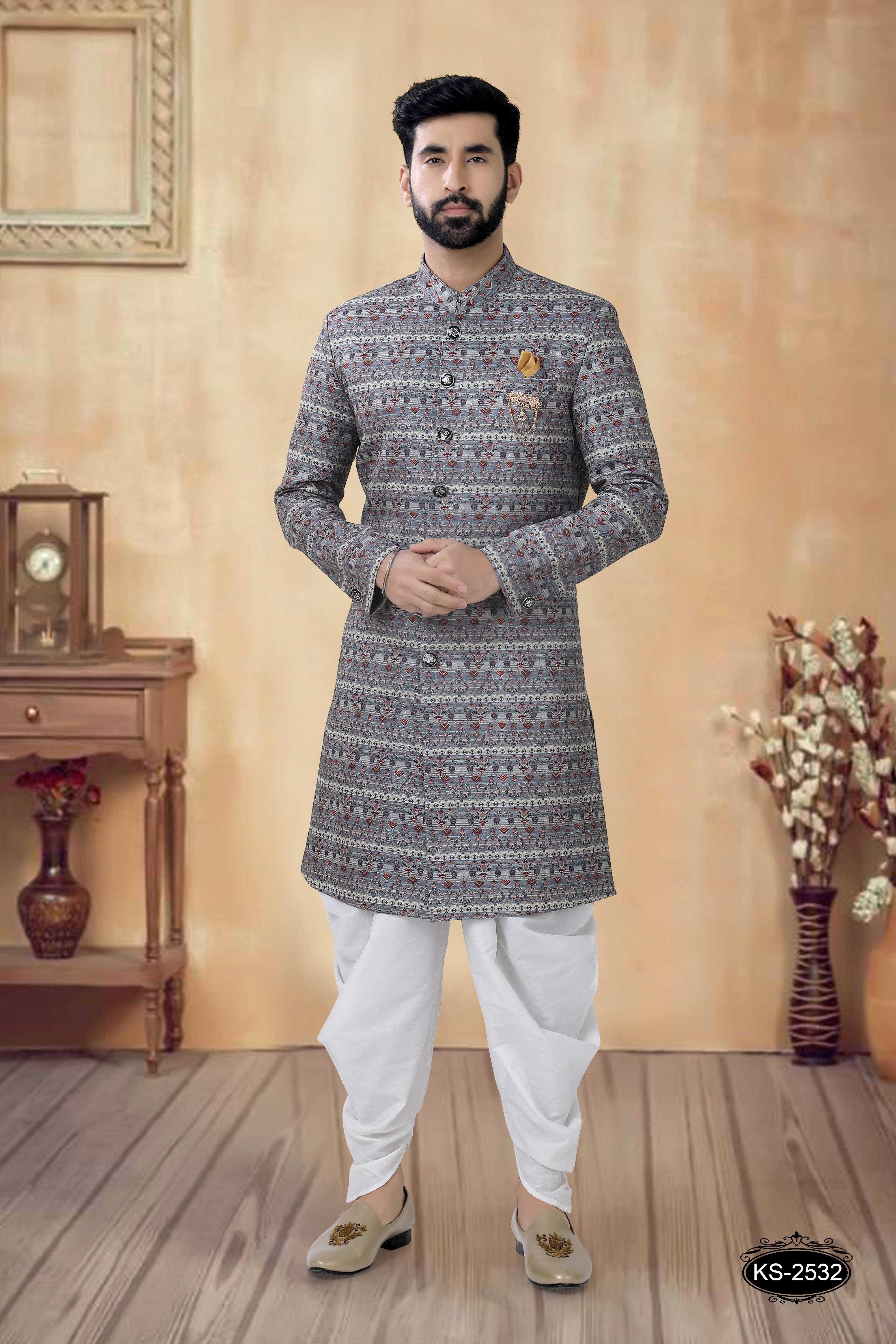 GREEN HUE INDO-WESTERN SET FOR EVERY FESTIVITY