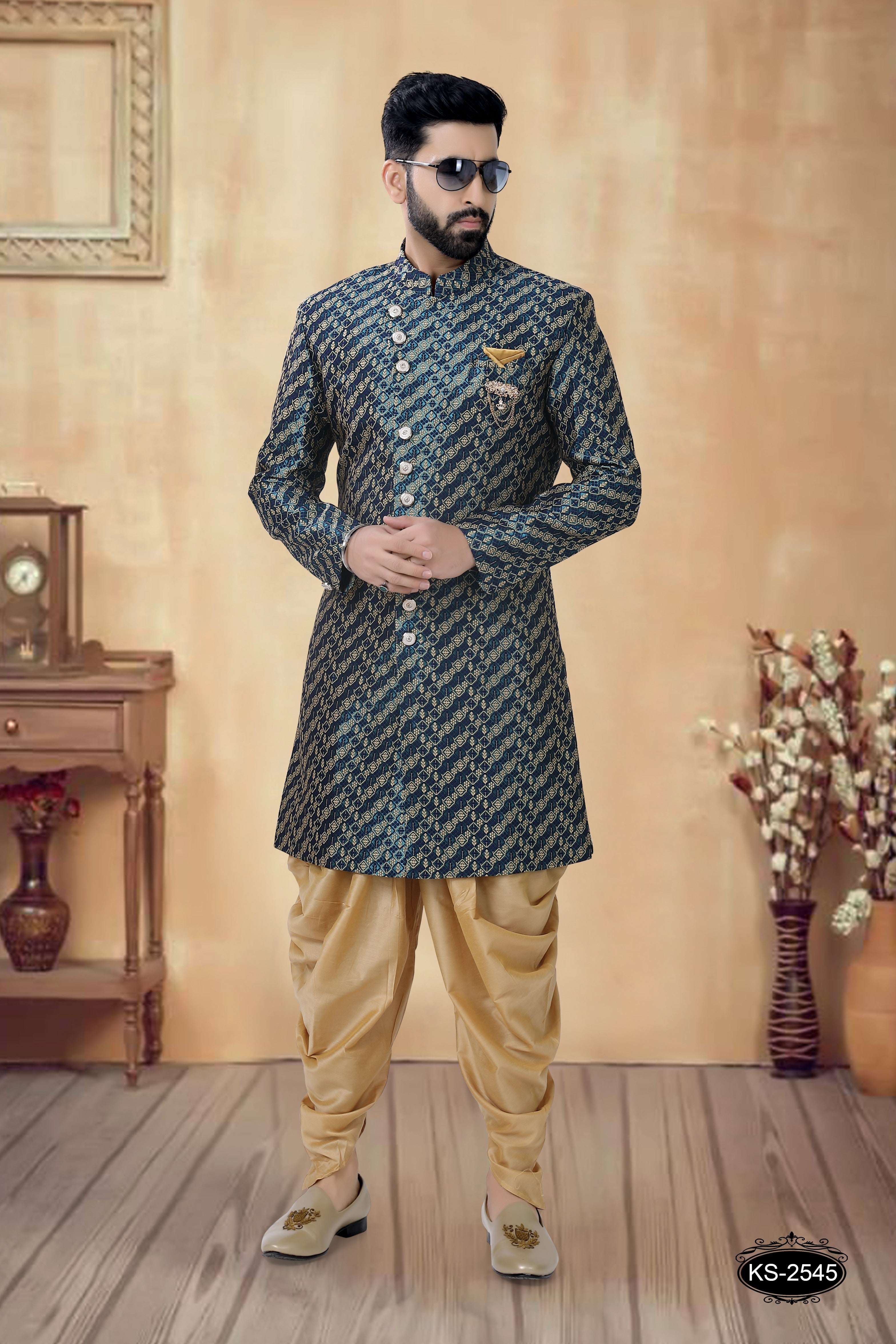 BLUE & GREEN TONE INDO-WESTERN FOR EVERY FESTIVITY
