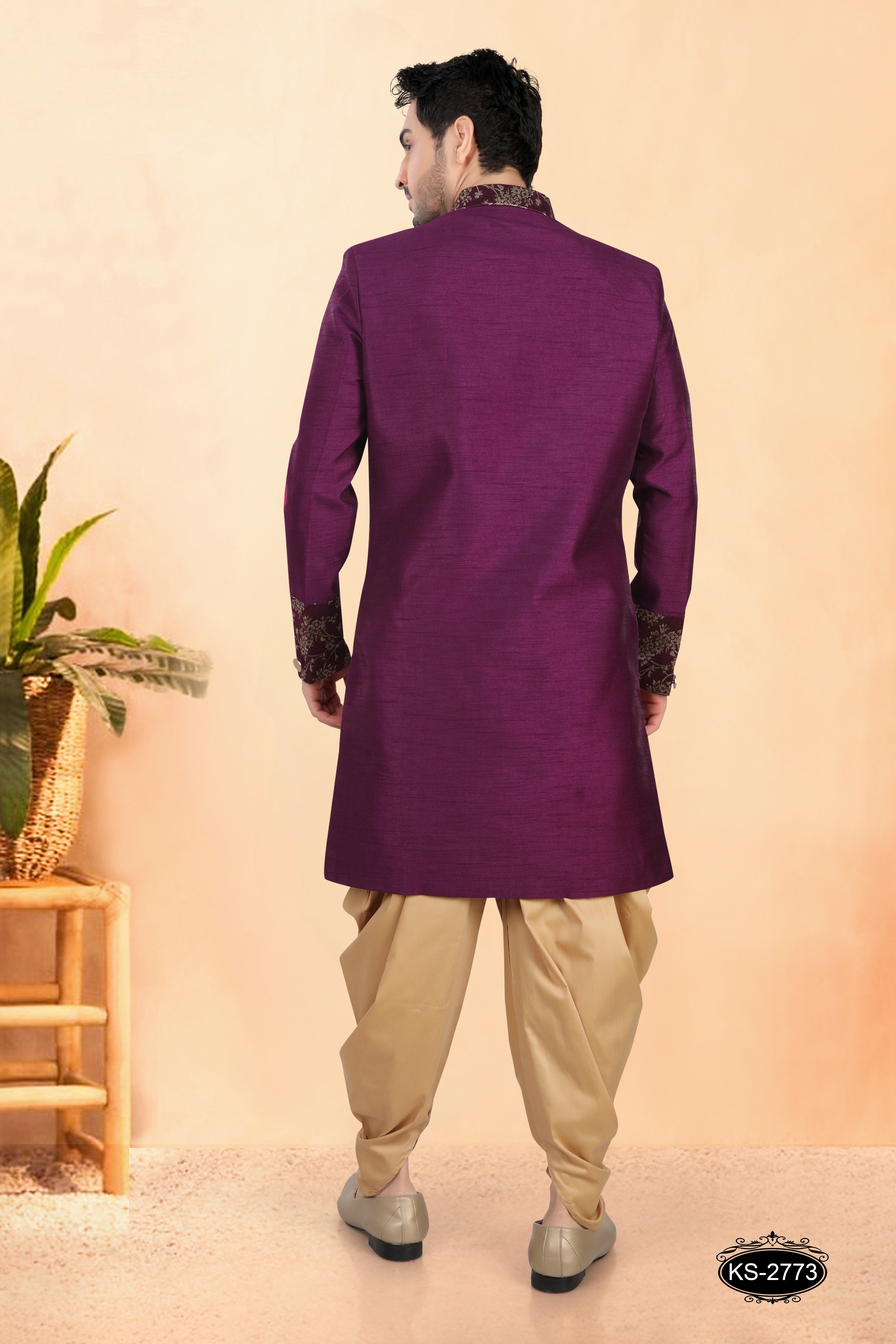 PURPLE HUE INDO-WESTERN SET IN UNIQUE STYLE FOR EVERY FESTIVITY