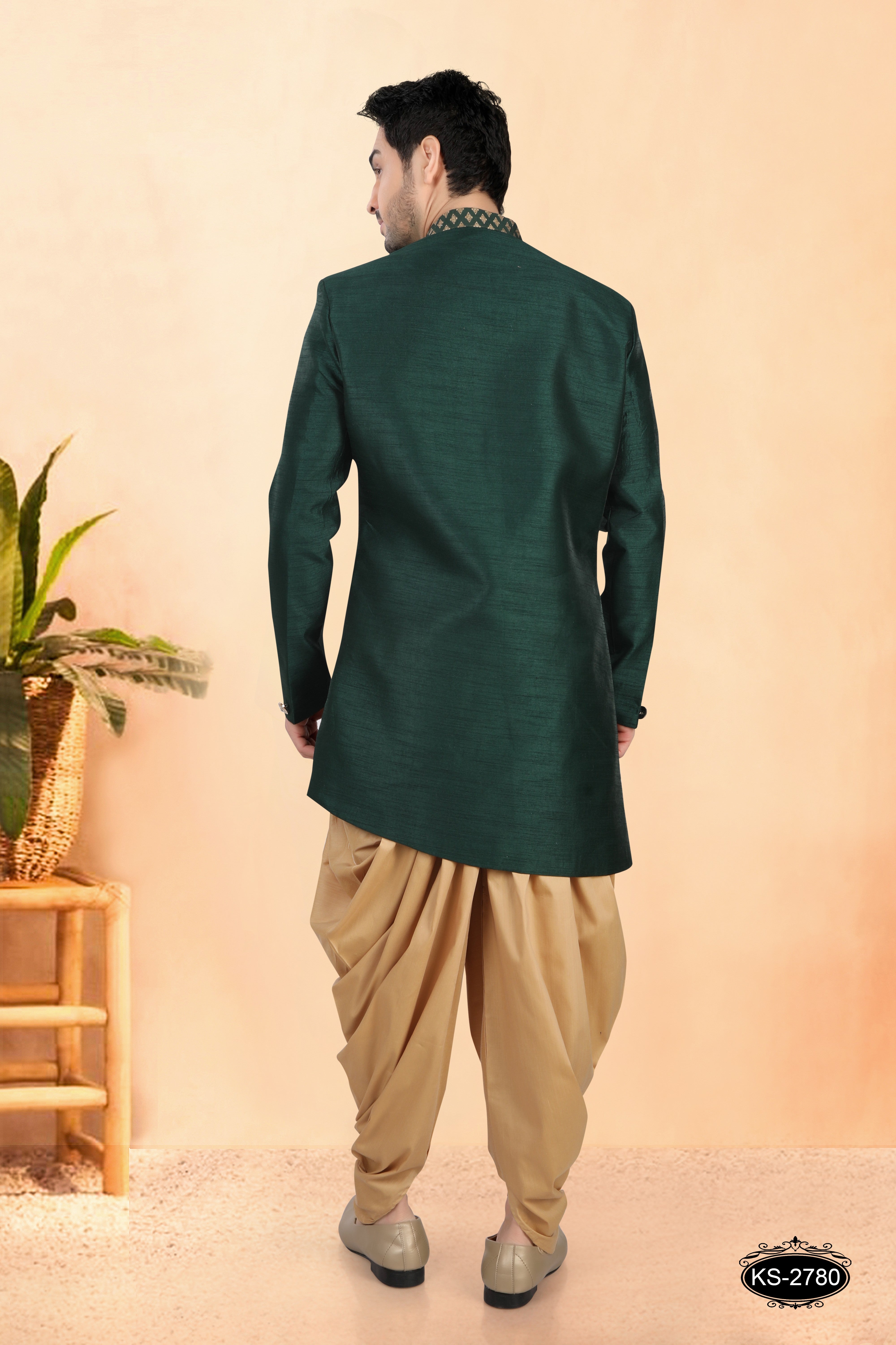 GREEN TONE UNIQUE STYLE INDO-WESTERN SET PERFECT FOR EVERY WEAR