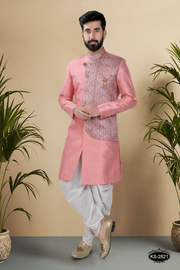 PINK TONE INDO-WESTERN SET IN UNIQUE STYLE FOR EVERY OCCASIONS