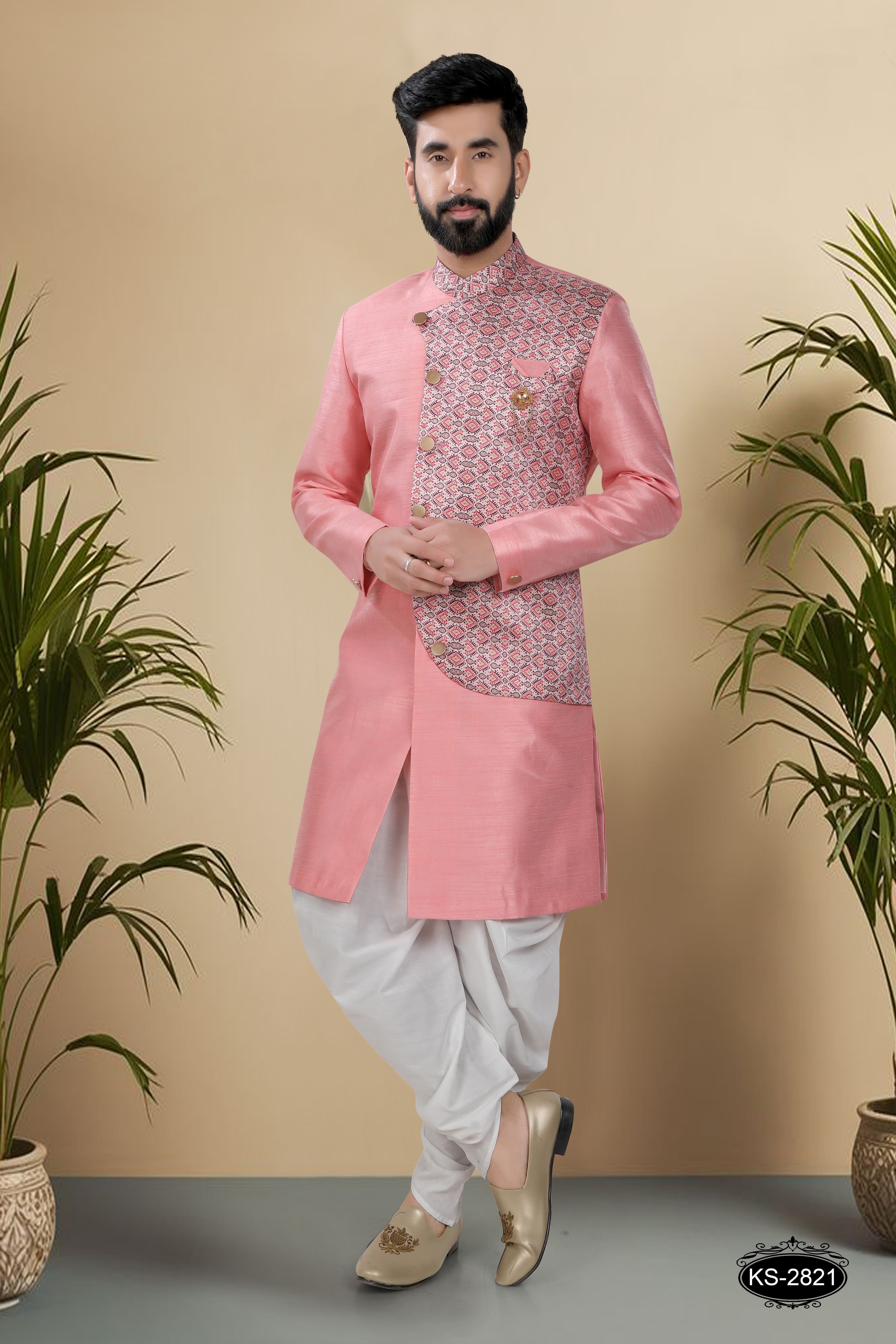 PINK TONE INDO-WESTERN SET IN UNIQUE STYLE FOR EVERY OCCASIONS