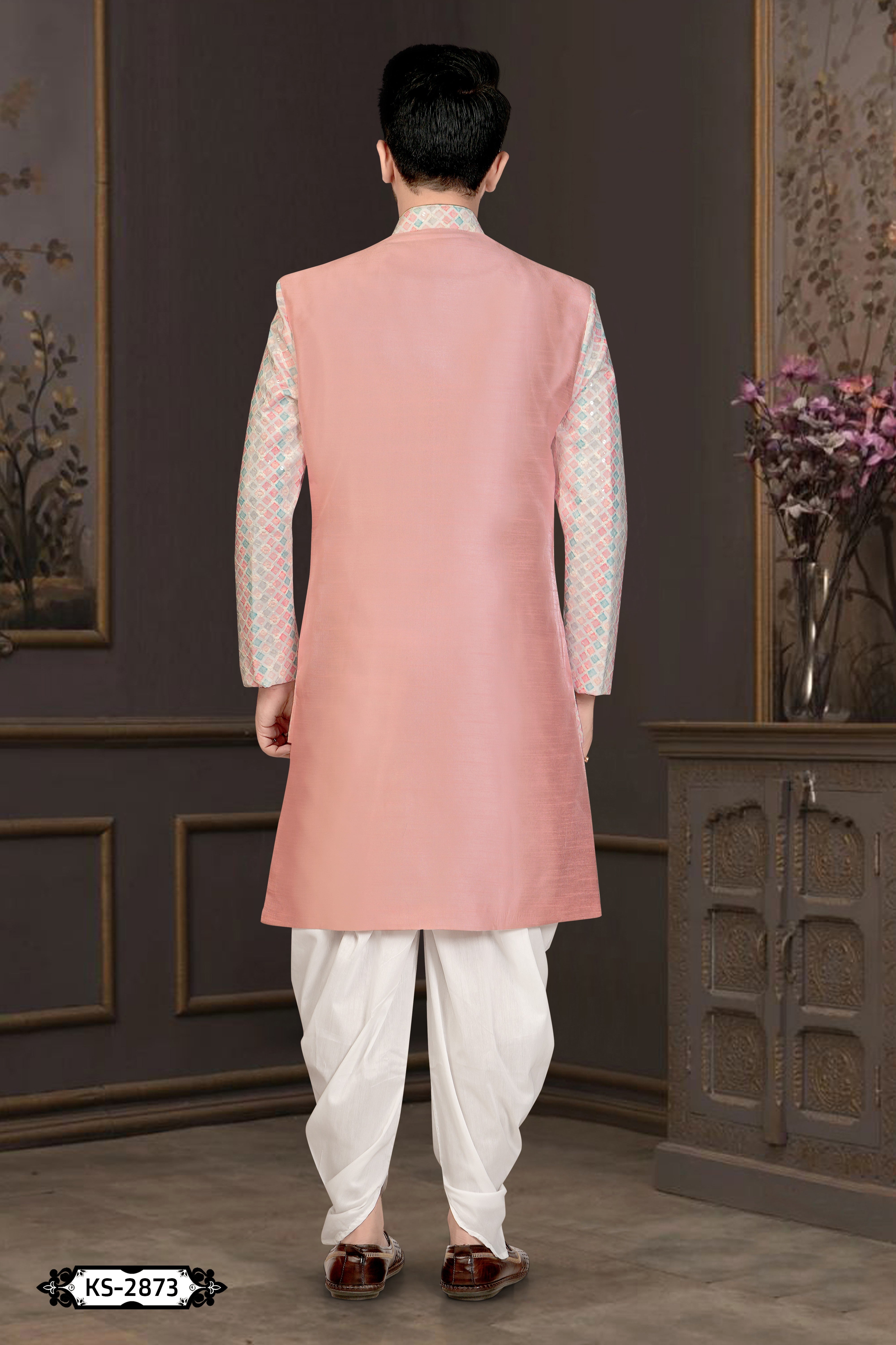 UNIQUE STYLE INDO-WESTERN SET IN PINK HUE FOR EVERY OCCASIONS