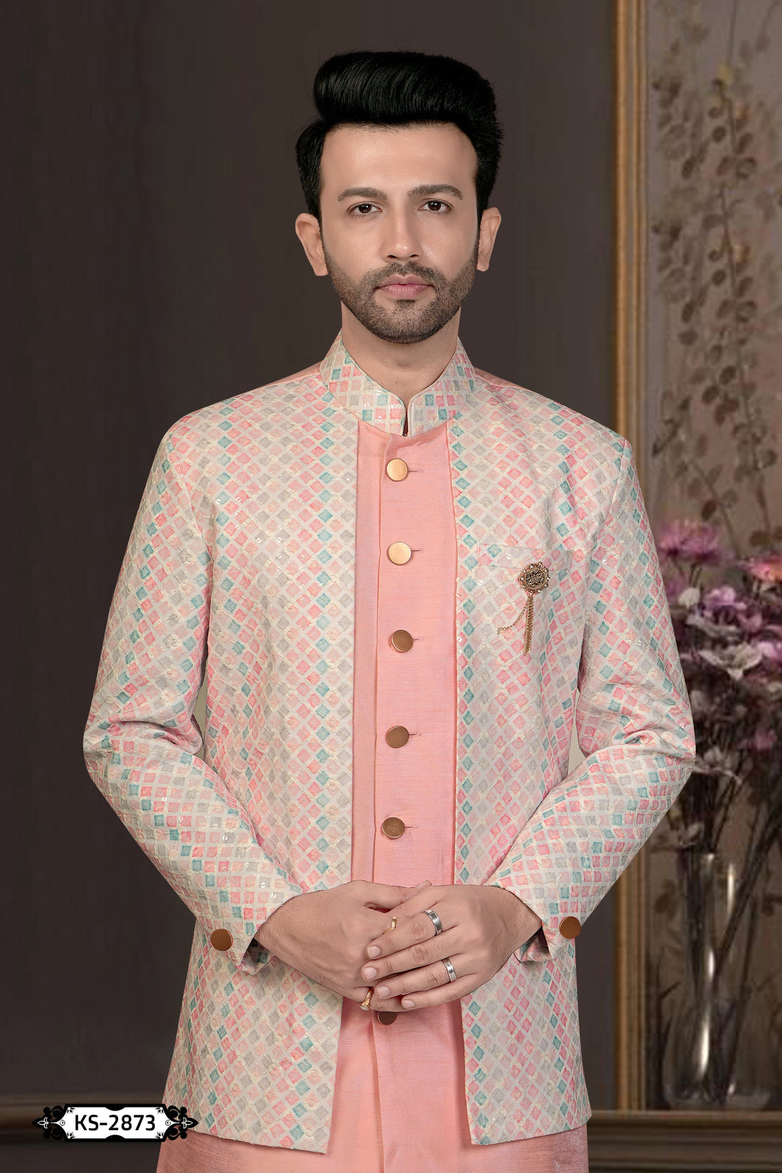UNIQUE STYLE INDO-WESTERN SET IN PINK HUE FOR EVERY OCCASIONS