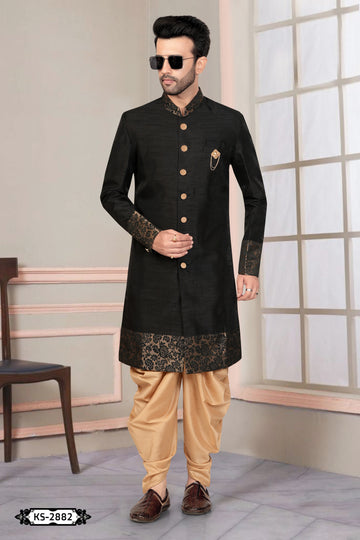 DESIGNER PATTA INDO-WESTERN SET IN BLACK FOR EVERY OCCASIONS