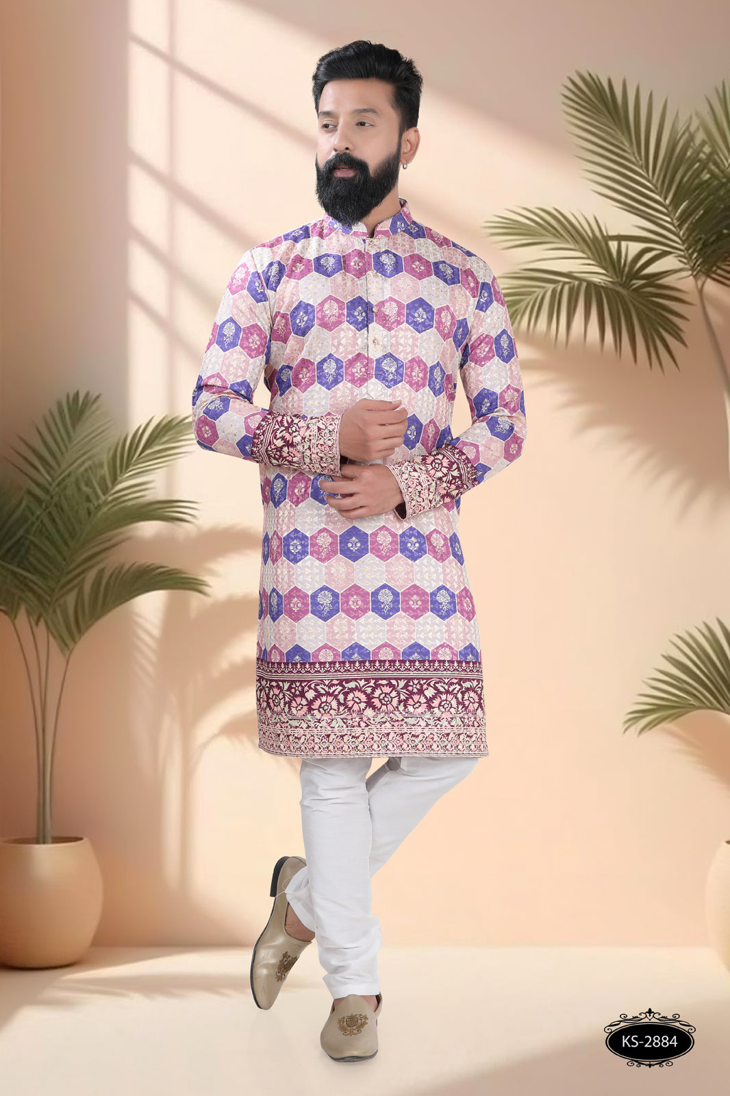 PRINTED KURTA WITH ASTER FOR EVERY FESTIVITY