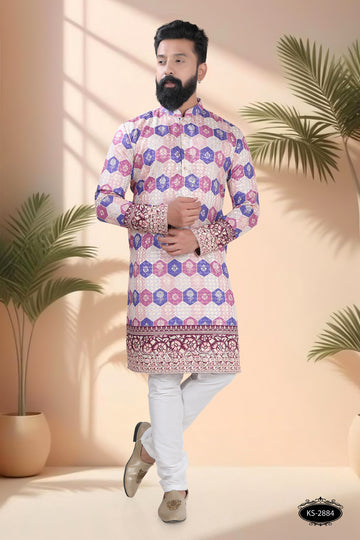 PRINTED KURTA WITH ASTER FOR EVERY FESTIVITY