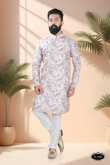 FESTIVE PRINTED KURTA SET WITH ASTER FOR ALL OCCASIONS
