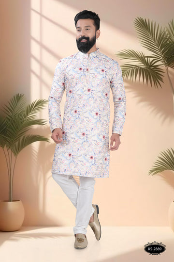 FESTIVE PRINTED KURTA SET WITH ASTER FOR ALL OCCASIONS