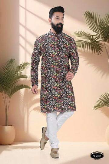 PRINTED KURTA WITH ASTER FOR EVERY FESTIVITY