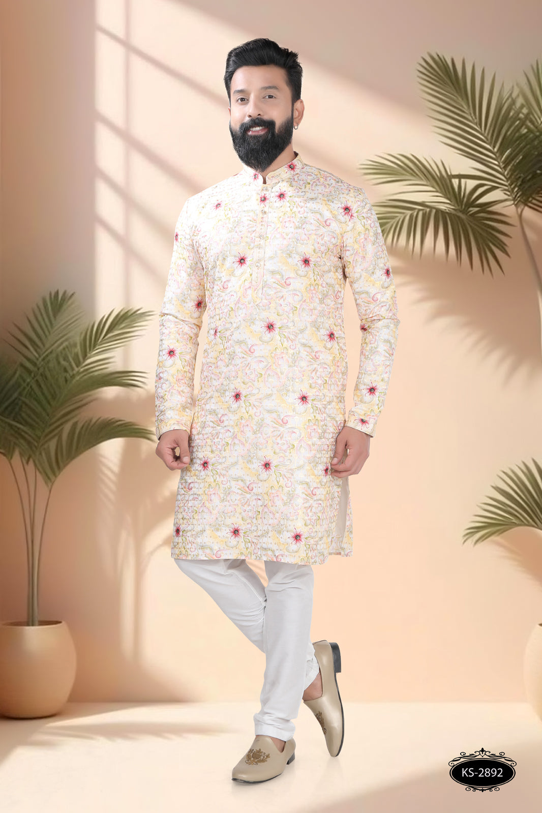 PRINTED KURTA WITH ASTER FOR EVERY FESTIVITY