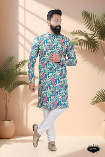 PRINTED KURTA WITH ASTER FOR EVERY FESTIVITY