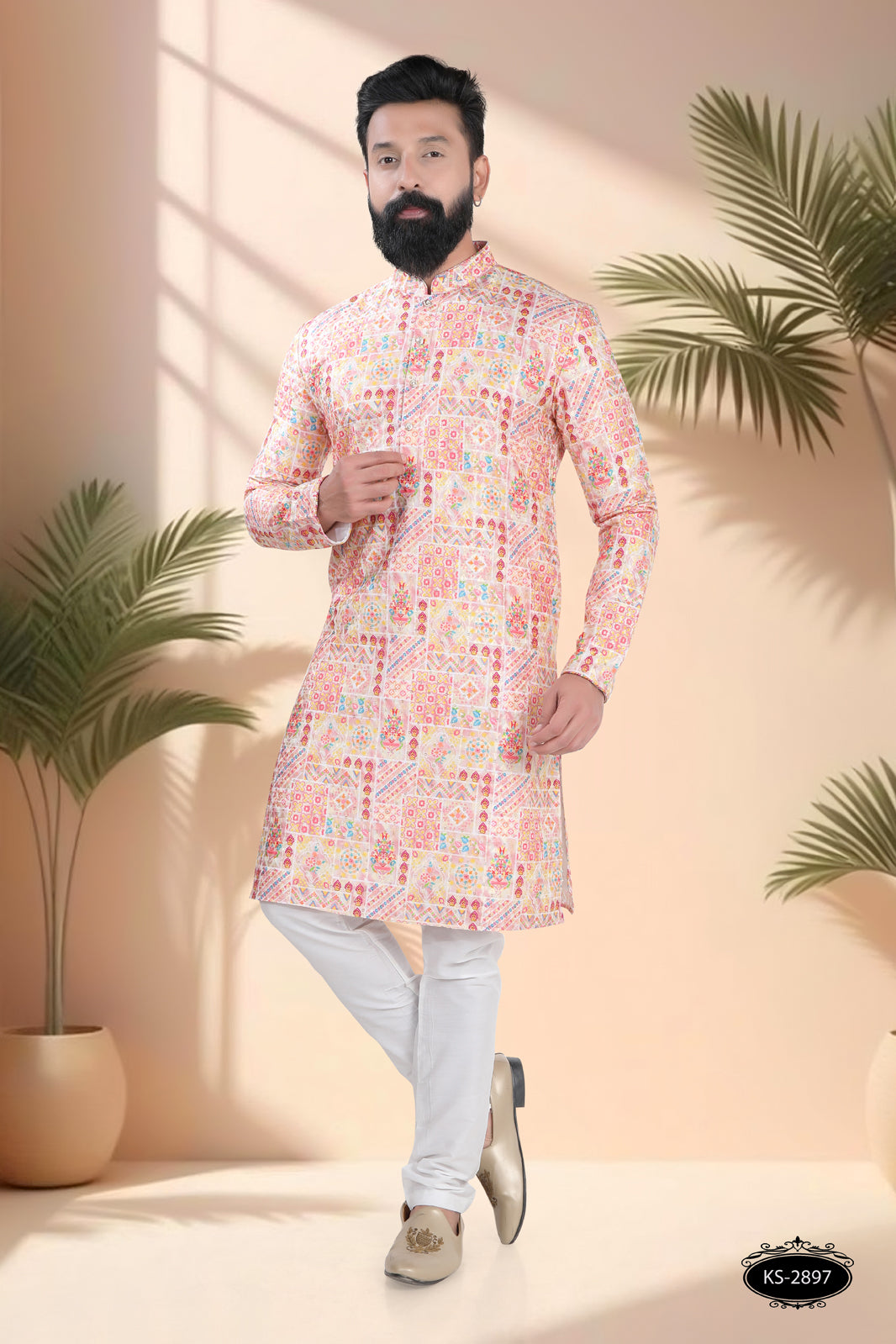 PRINTED KURTA WITH ASTER FOR EVERY FESTIVITY