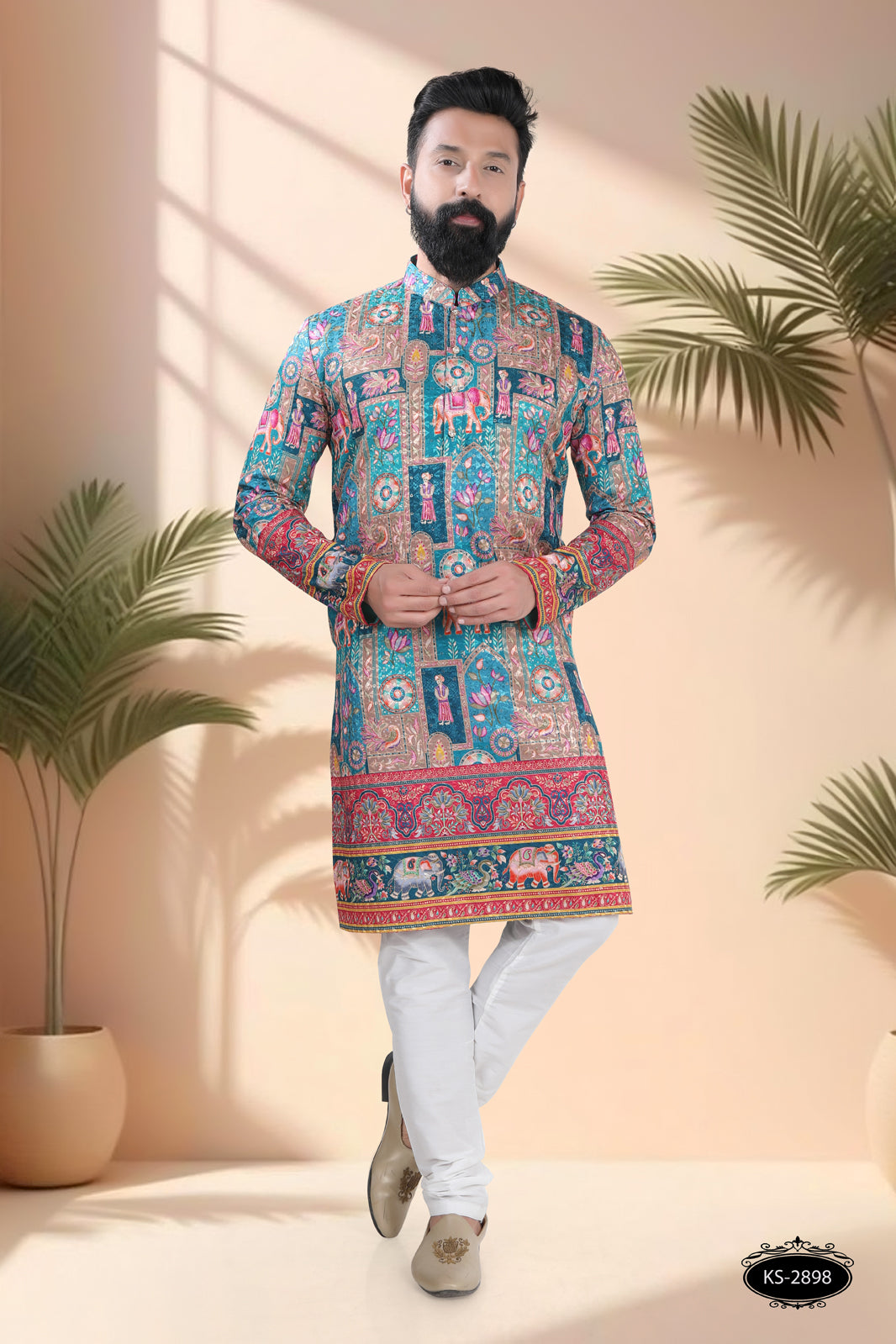 PRINTED KURTA WITH ASTER FOR EVERY FESTIVITY