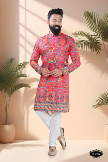 PRINTED KURTA WITH ASTER FOR EVERY FESTIVITY