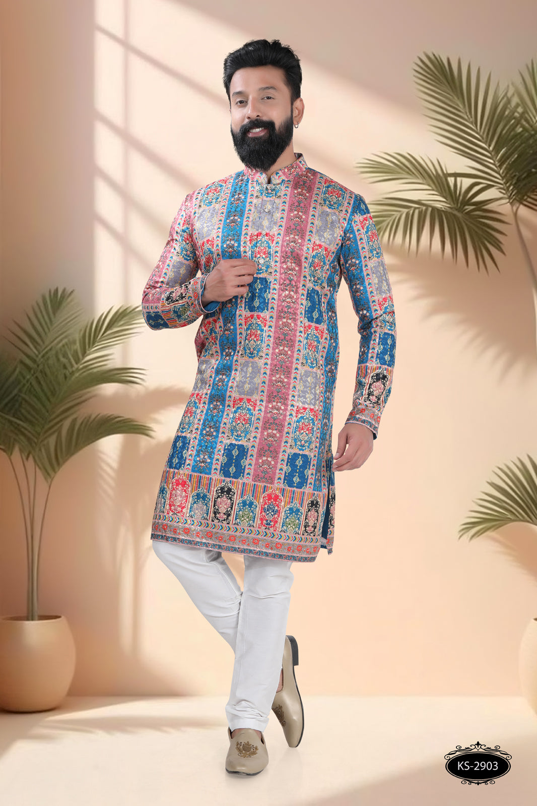 PRINTED KURTA WITH ASTER FOR EVERY FESTIVITY