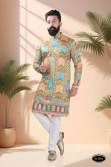 PRINTED KURTA WITH ASTER FOR EVERY FESTIVITY