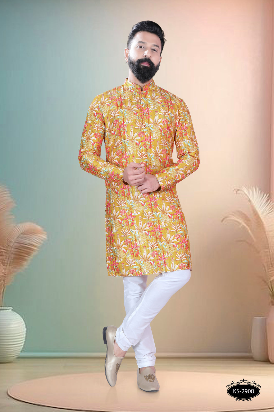 PRINTED KURTA WITH ASTER FOR EVERY FESTIVITY