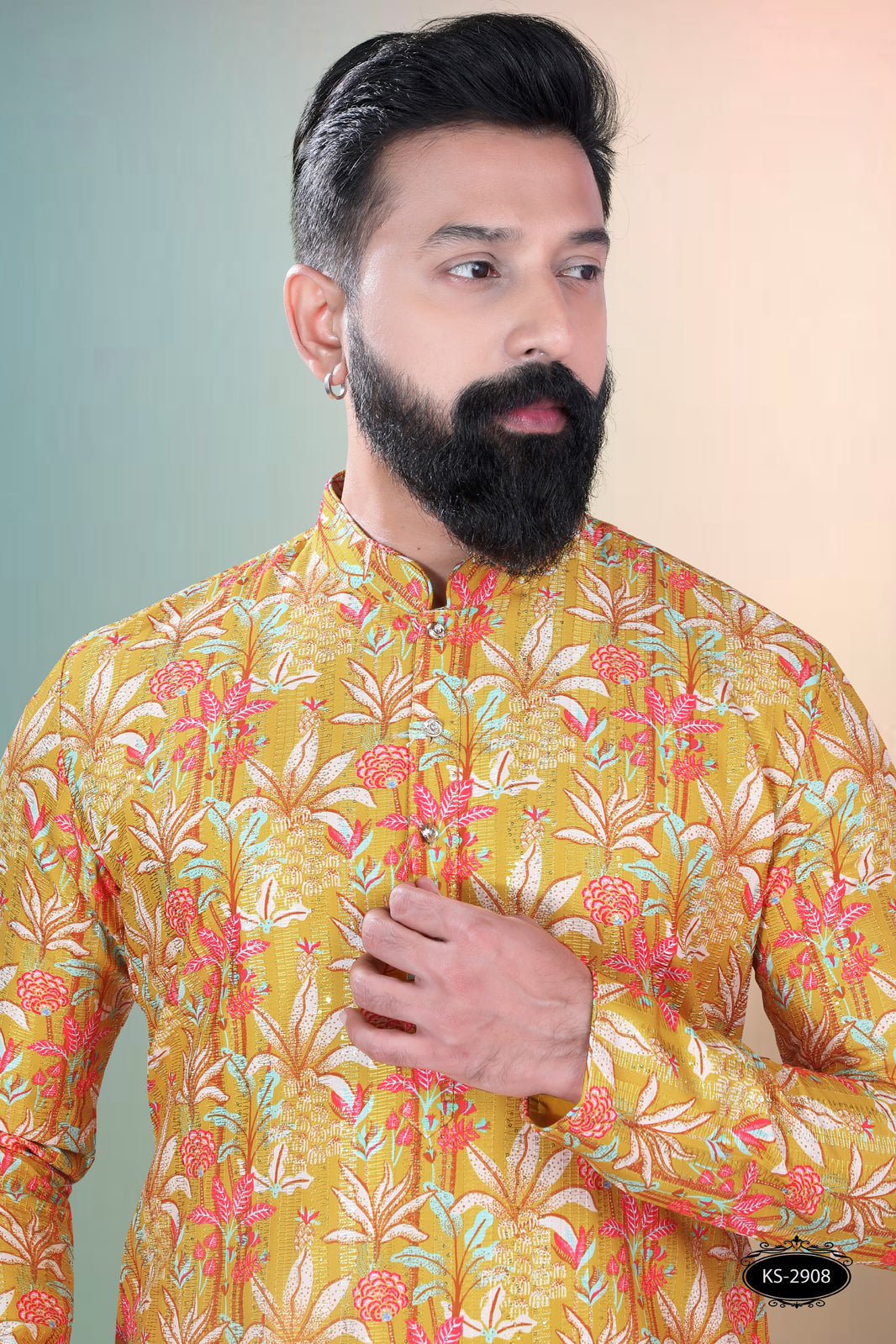 PRINTED KURTA WITH ASTER FOR EVERY FESTIVITY