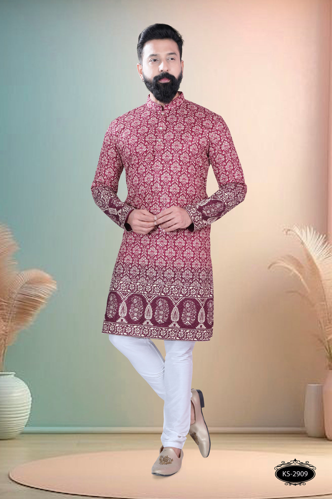 PRINTED KURTA WITH ASTER FOR EVERY FESTIVITY