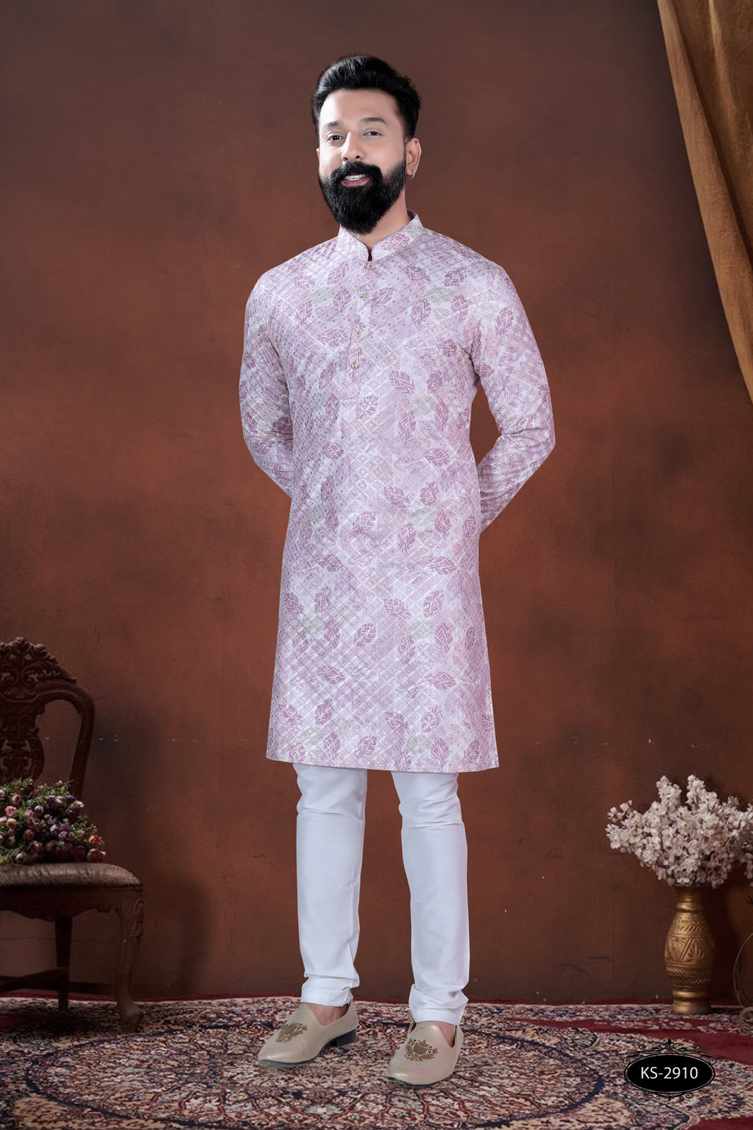 PRINTED KURTA WITH ASTER FOR EVERY FESTIVITY