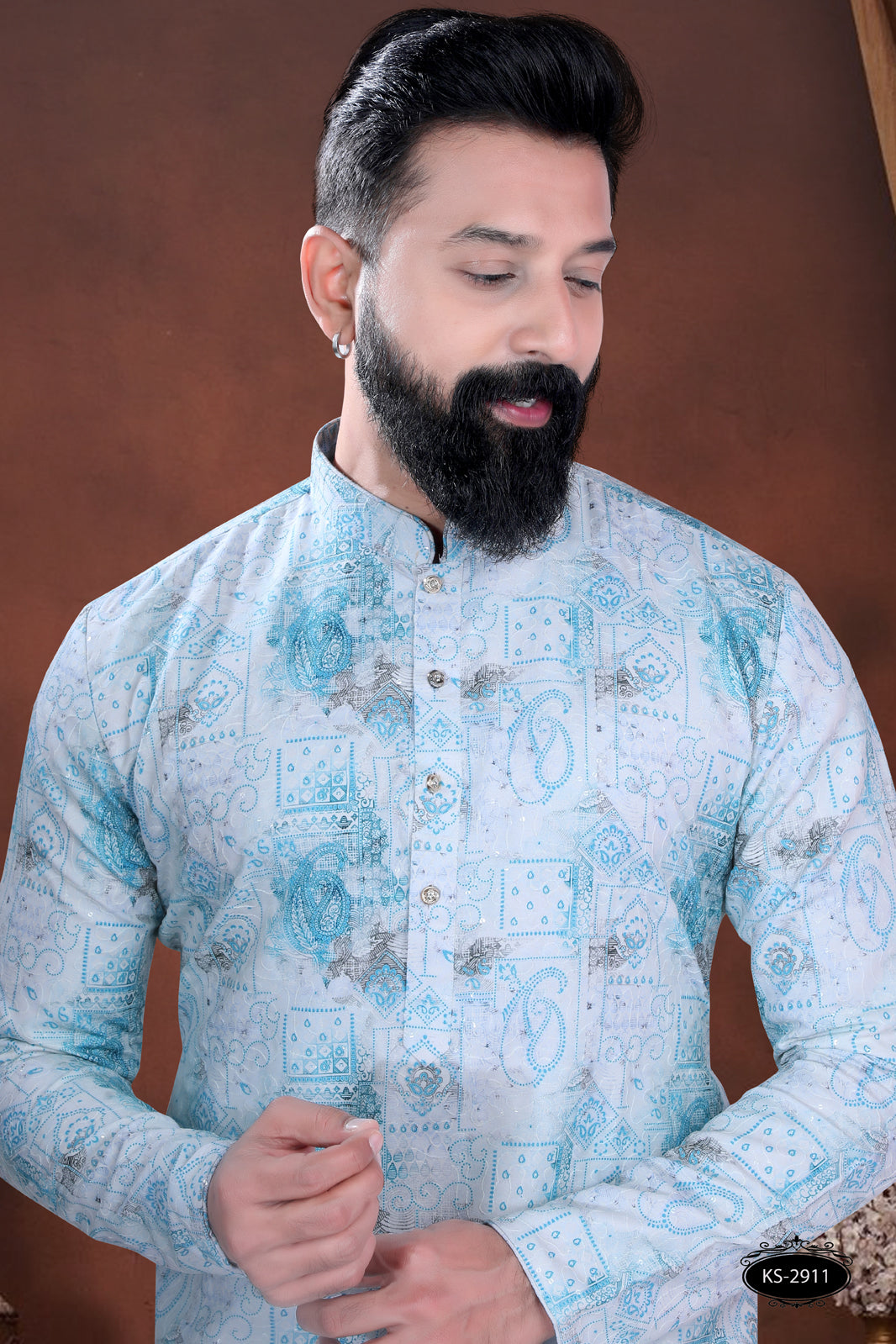 PRINTED KURTA WITH ASTER FOR EVERY FESTIVITY