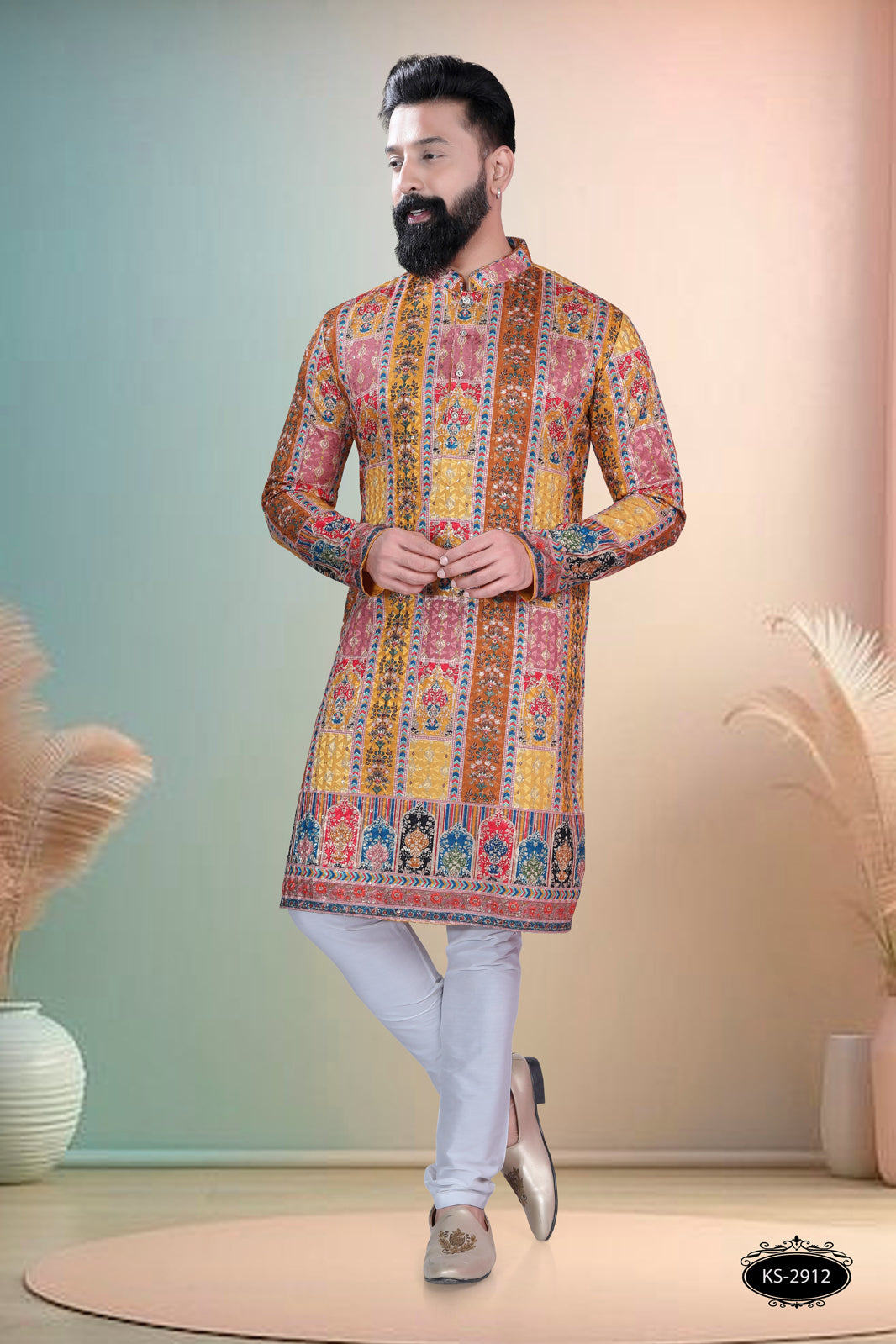 PRINTED KURTA WITH ASTER FOR EVERY FESTIVITY